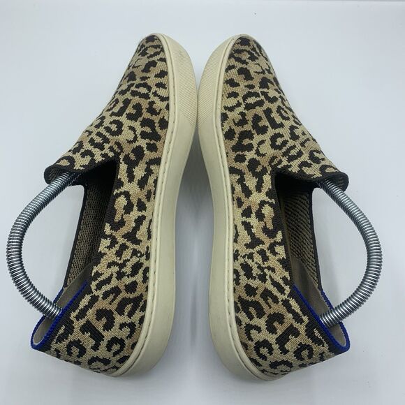 Rothy's Camo Cat Animal Print Slip On Sneakers Shoe Size 10 - Picture 4 of 8